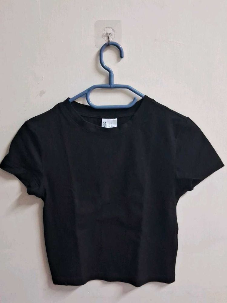 Black Crop Top