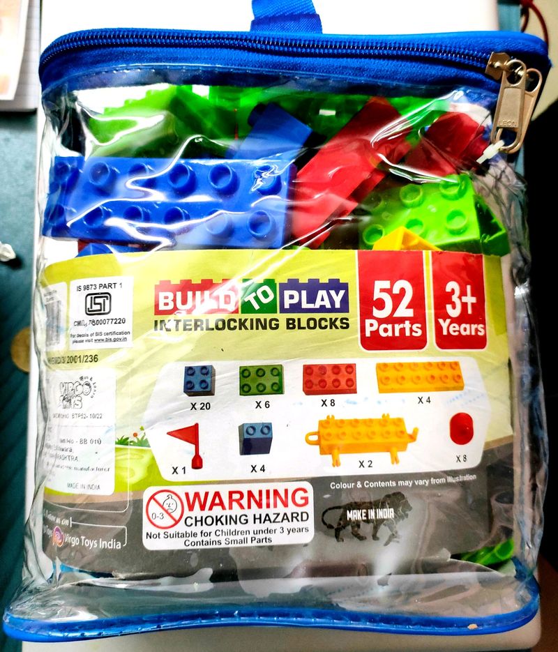 Kids Build To Play Block 52 Parts
