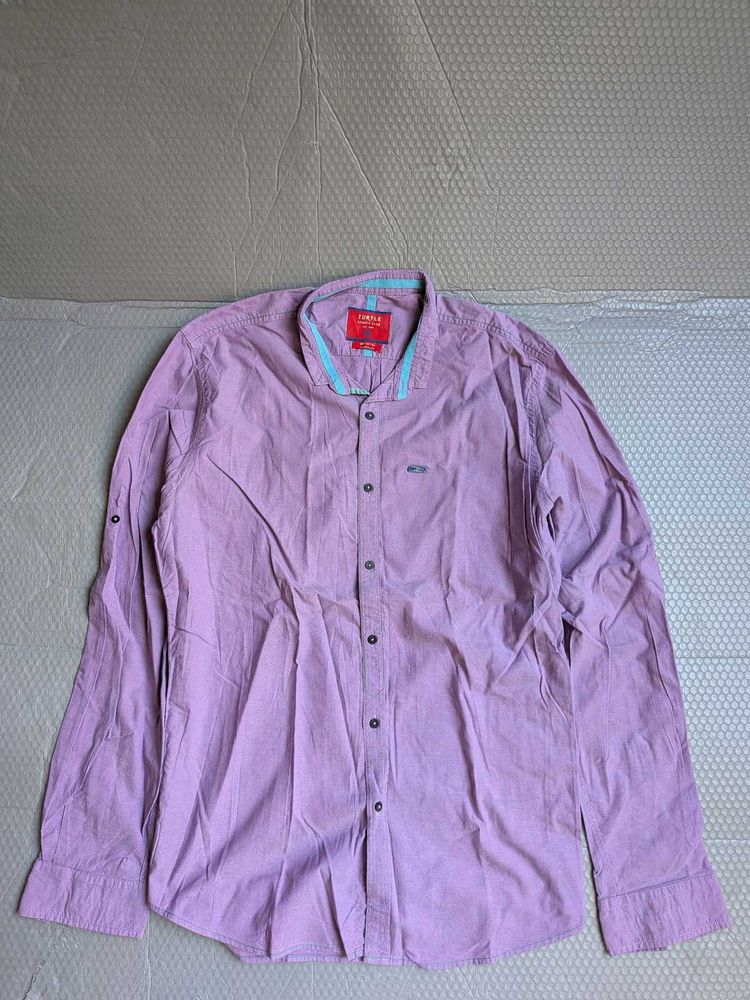 Men's Purple Casual Shirt