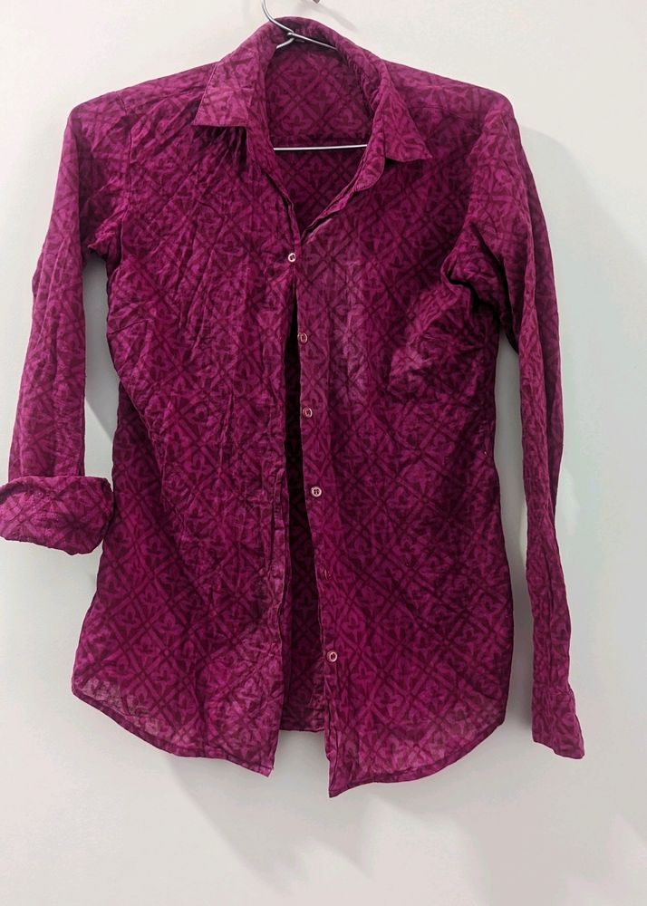 Pure cotton Handloom Shirt + Dress