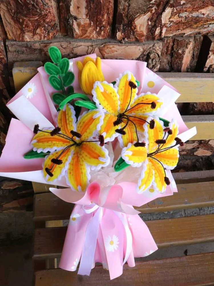 Handmade Felt Flower Bouquet