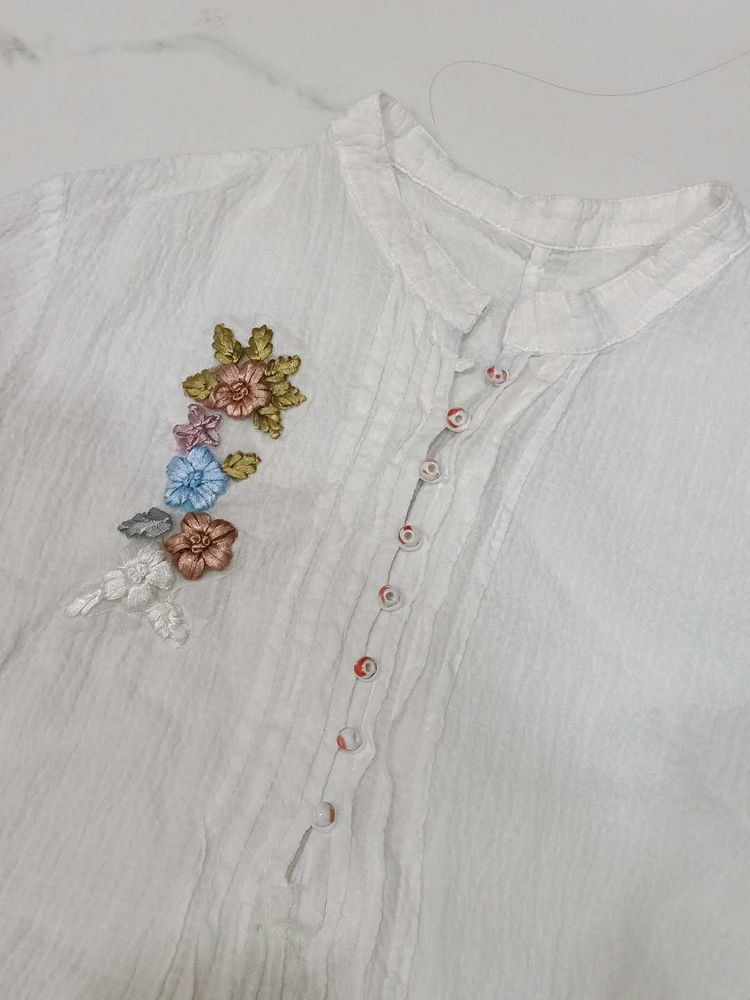 white short kurti
