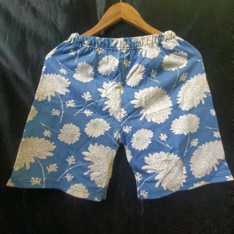 Blue boho style Shorts🏖️🌊