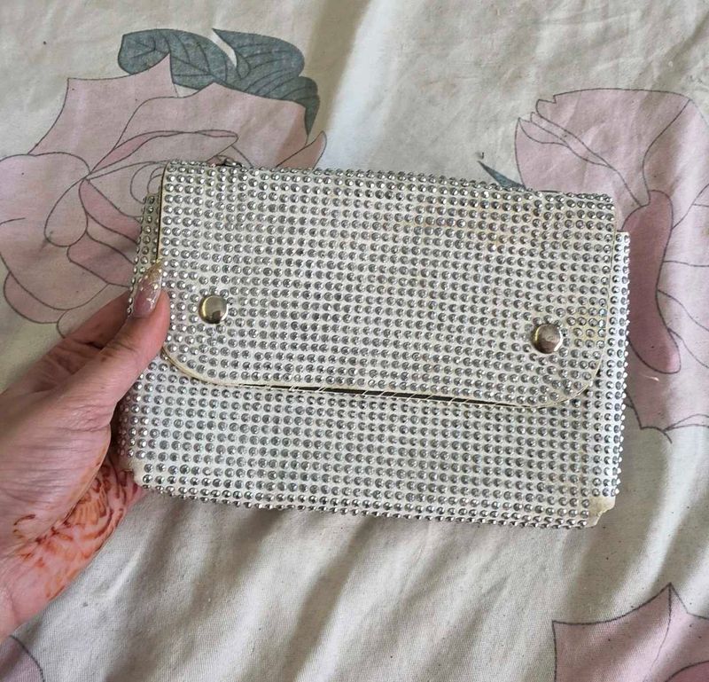 Sparkling Rhinestone Clutch