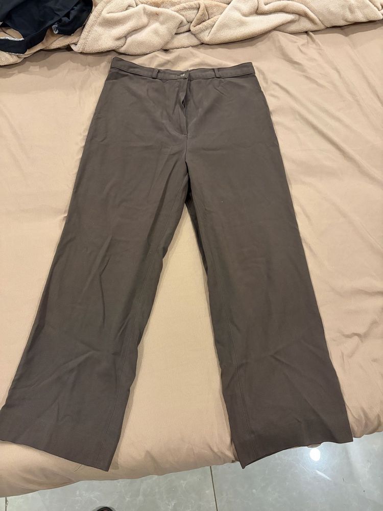 brown formal pants