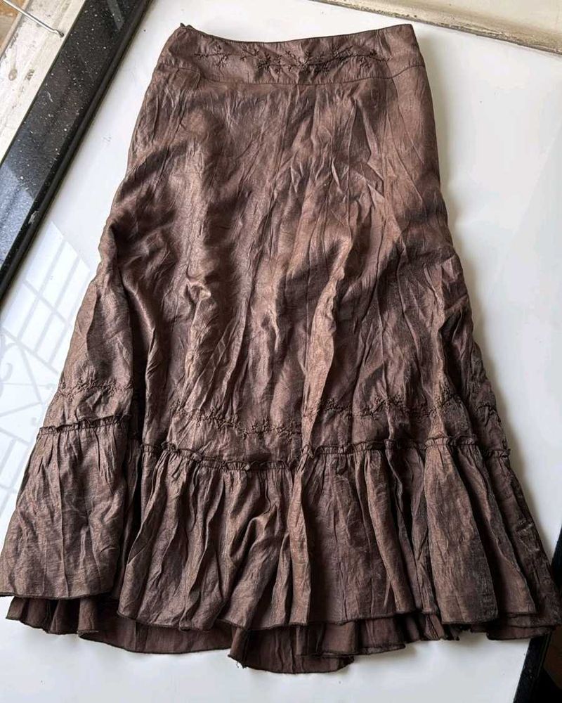 Boho Tiered Maxi Skirt