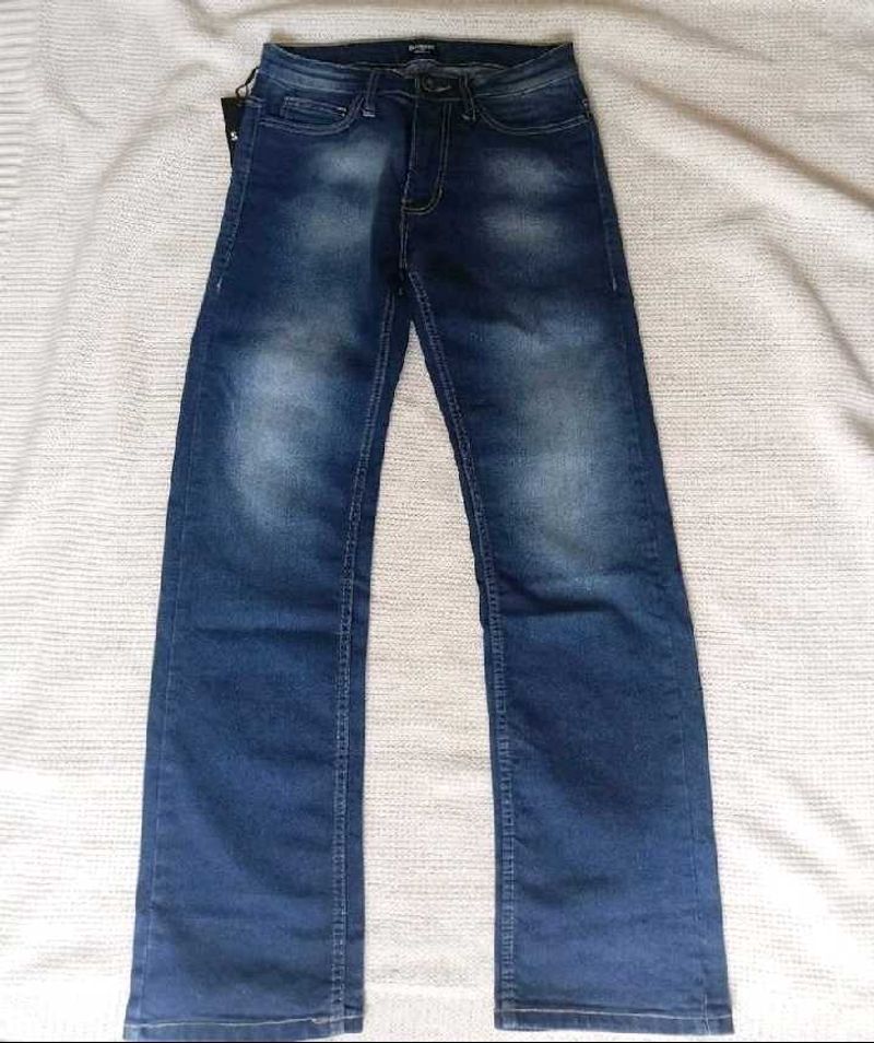 Stylish Blue Wash Denim Jeans