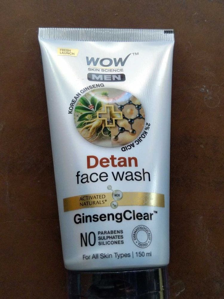 WOW Skin Science Men Detan Face Wash 150 ml