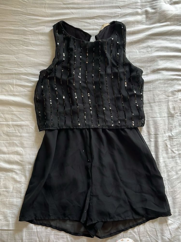 sequin playsuit