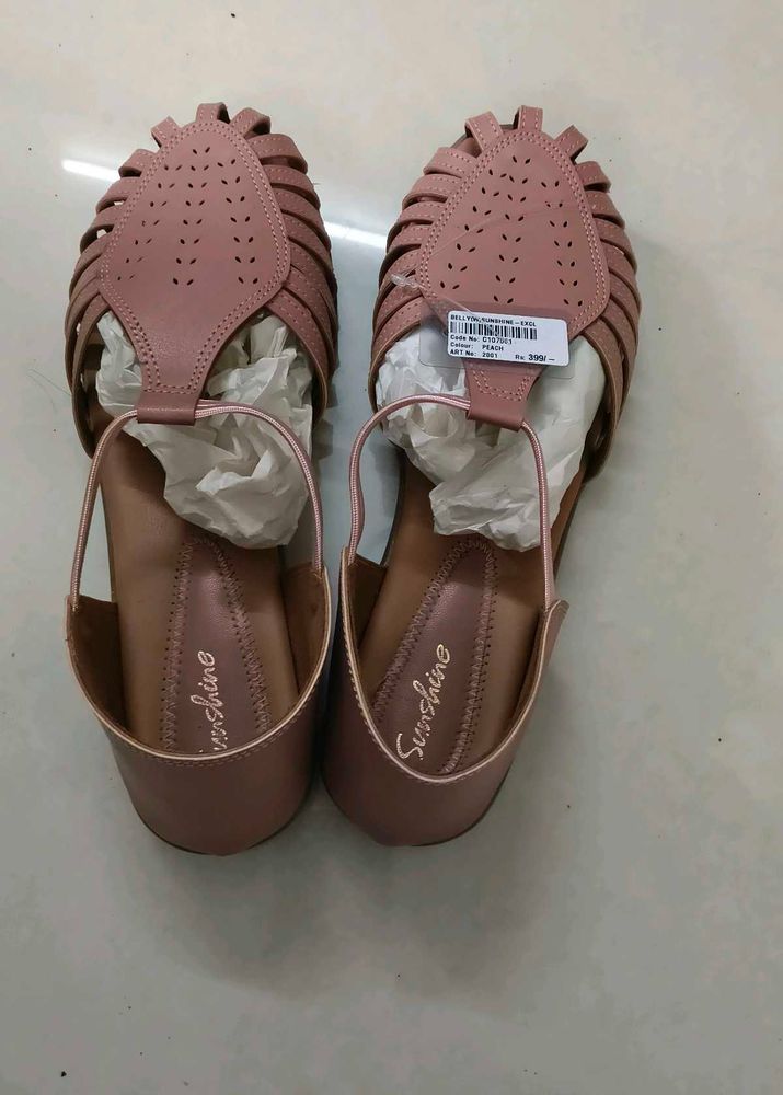Stylish Pink Flat Sandals