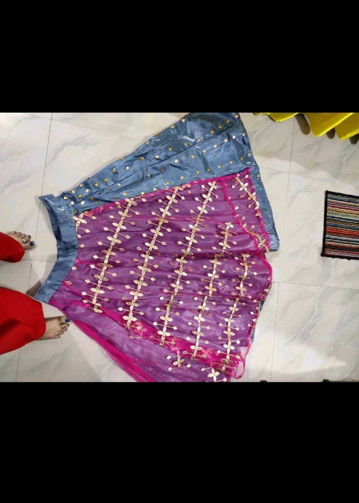Elegant Embroidered Lehenga