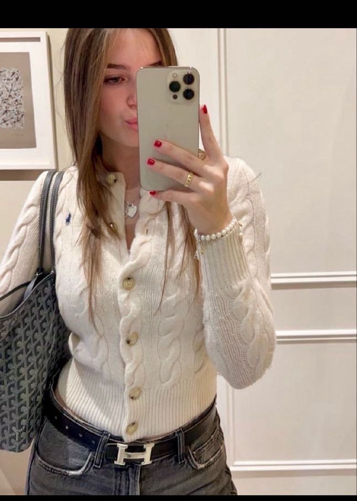 Ralph Lauren Cable Knit Cardigan