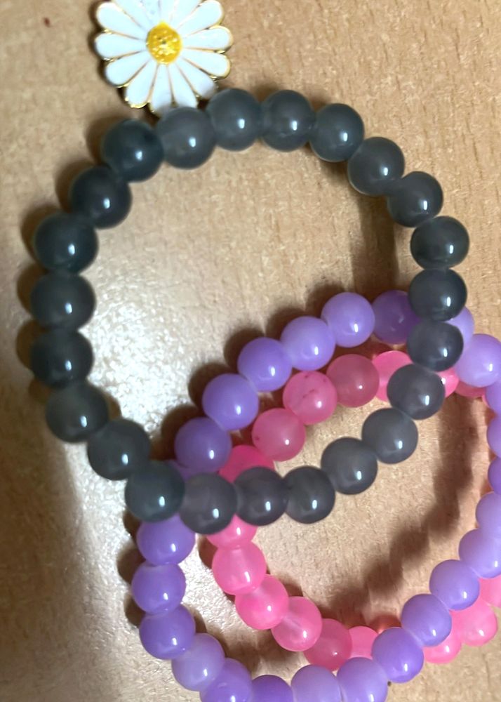Multi Colour Friendship Bracelet With Pendant