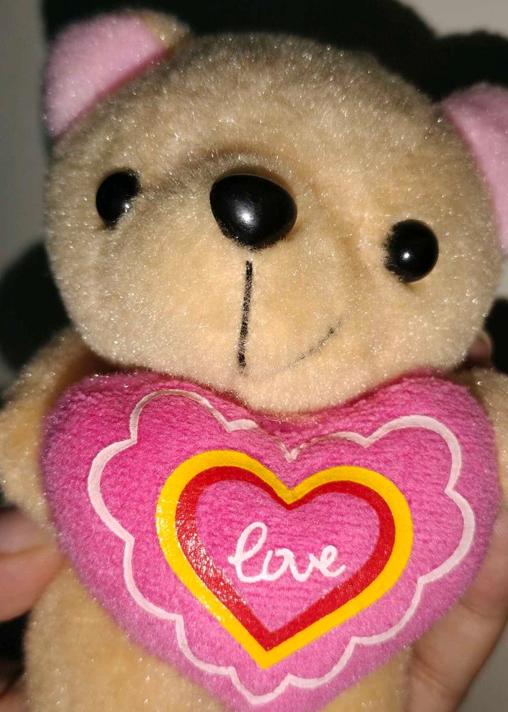 Cute Teddy Bear with Love Heart