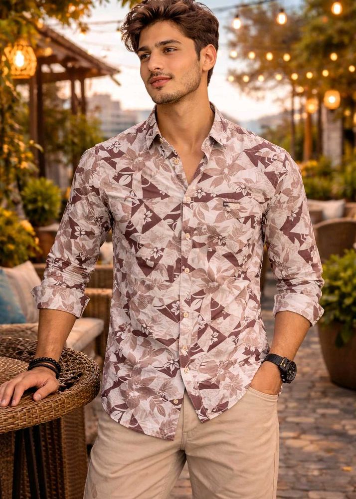 Stylish Floral Printed Shirt for Men 👕✨