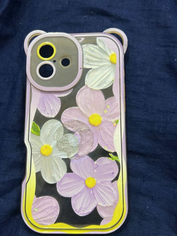 Cute Floral iPhone 16 plus Case