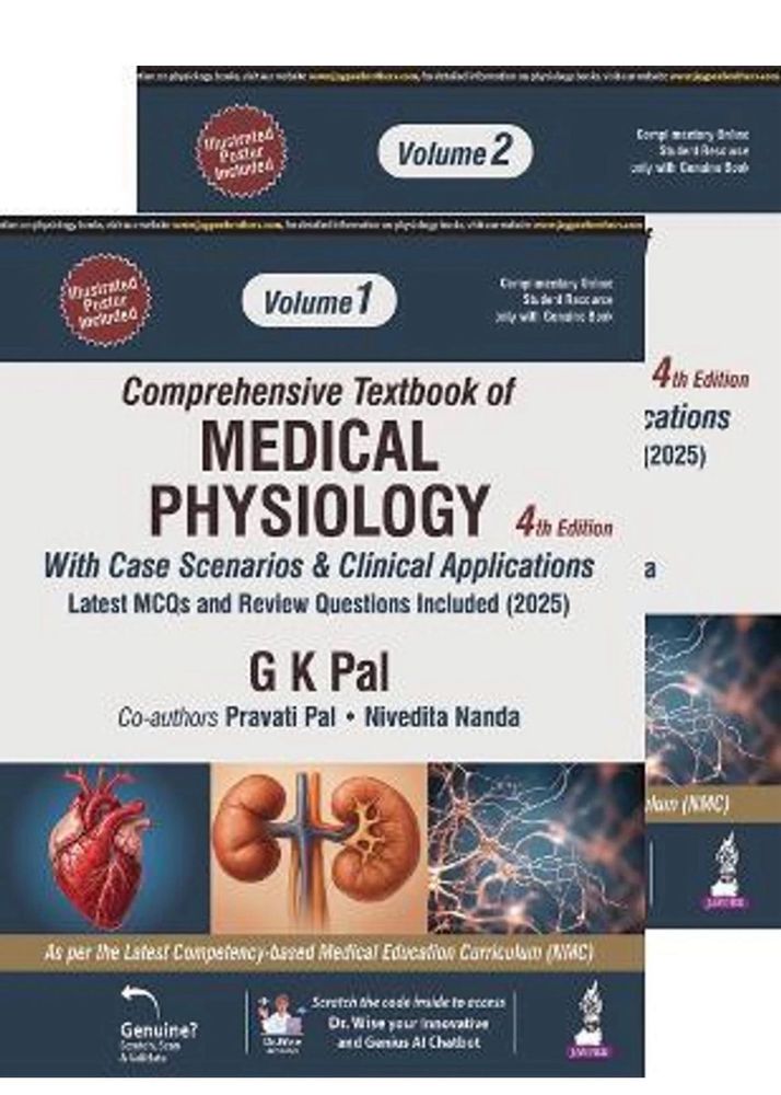 GK pal physiology textbook + practical book