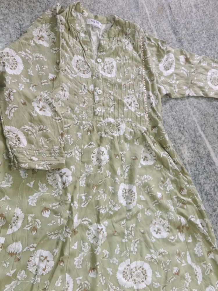 Floral Print Kurta