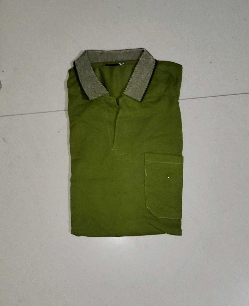 Olive Green Polo Shirt