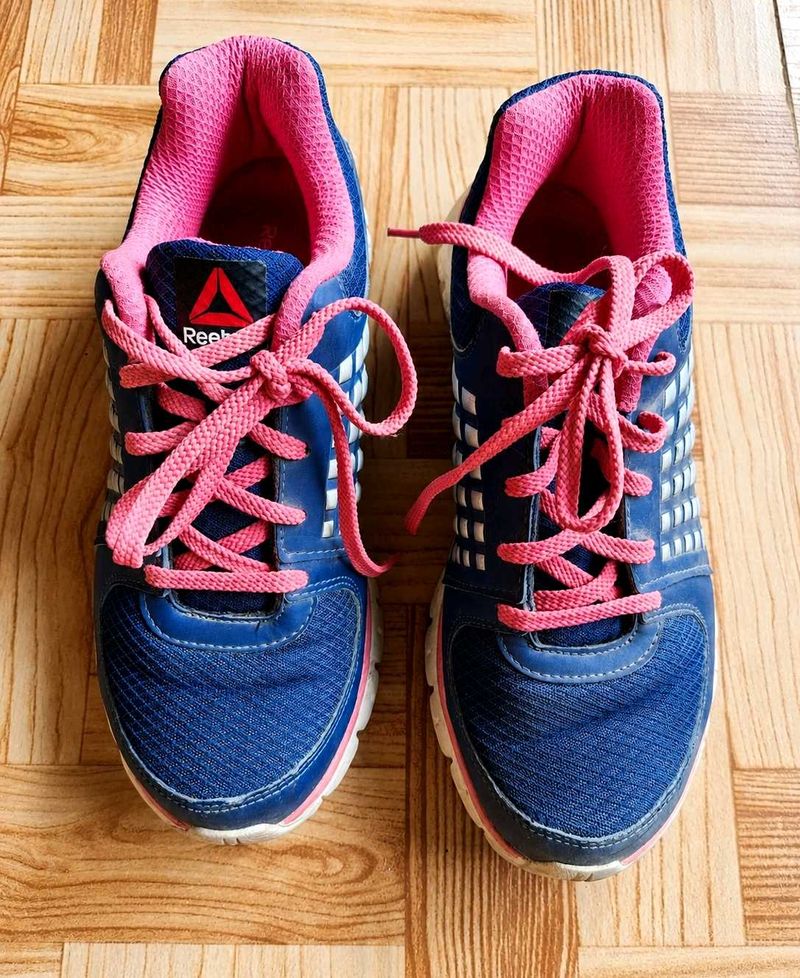 Reebok Blue &amp; Pink Athletic Shoes