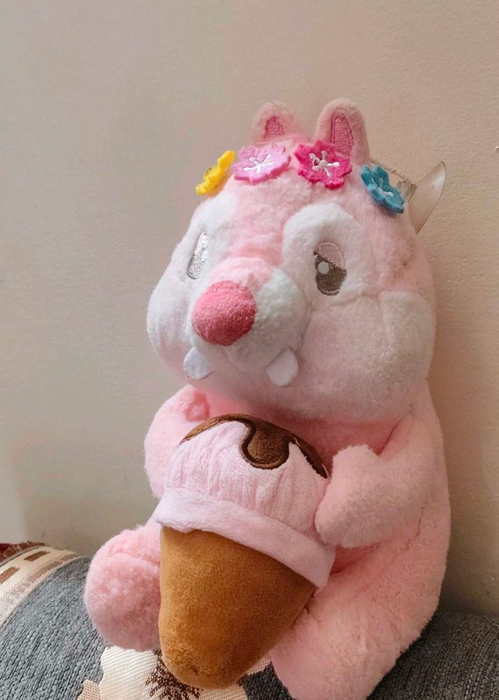 Cute Pink Chipmunk cake Plush Toy