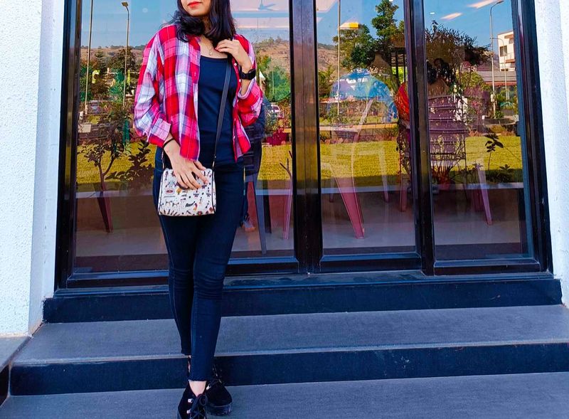 Red Plaid Jacket