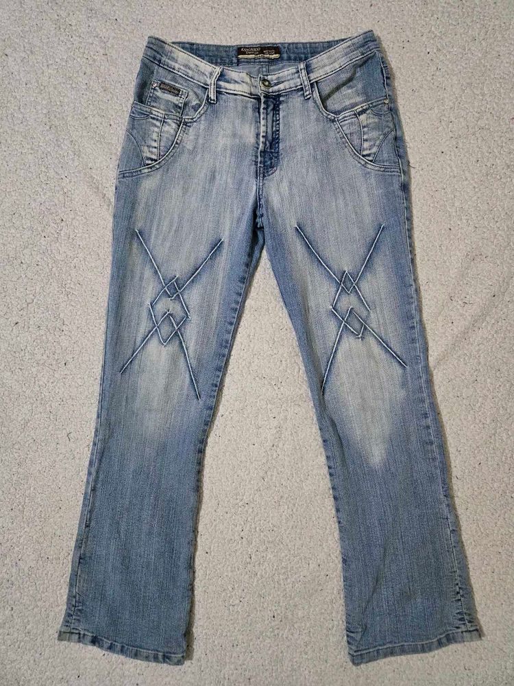 Light Wash Bootcut Jeans