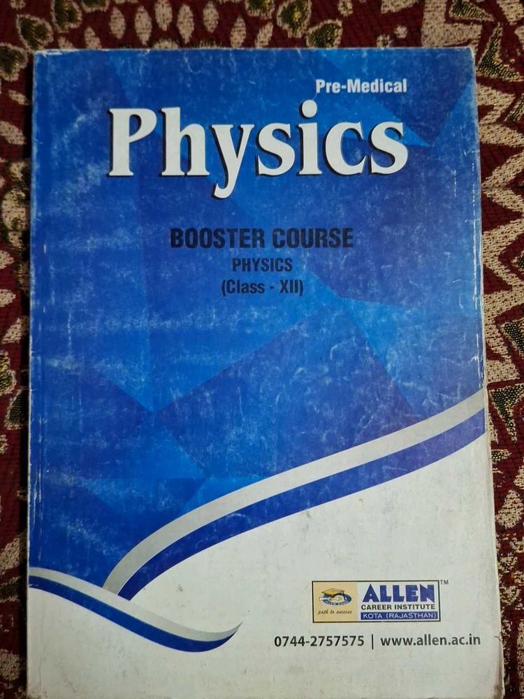 Pre-Medical Physics Booster Course