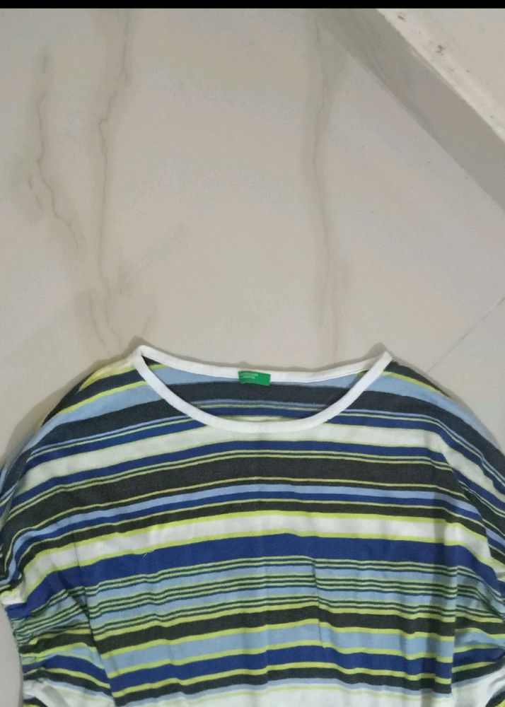 Striped Crew Neck T-Shirt