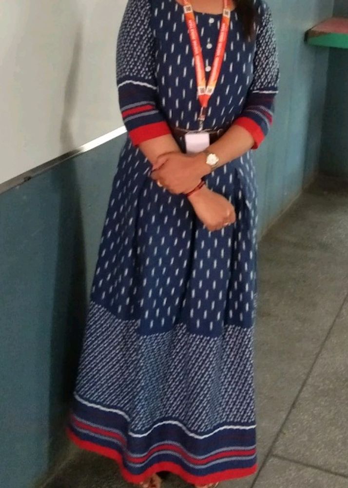 Long Pure Cotton kurti
