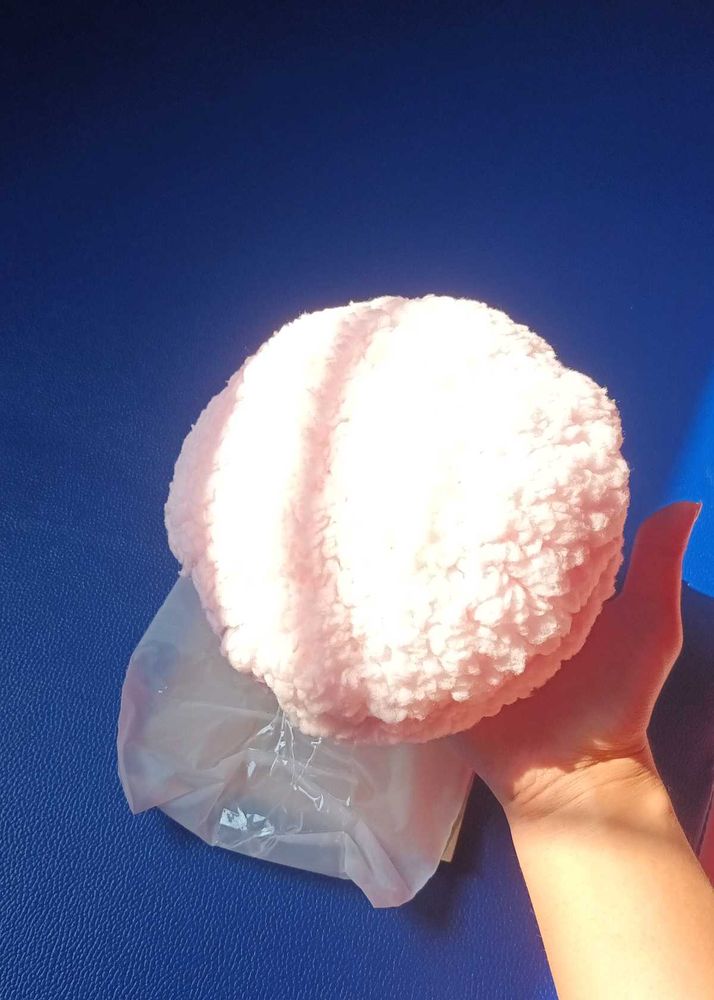 Fluffy Pink Soft Girl Body Powder Puff