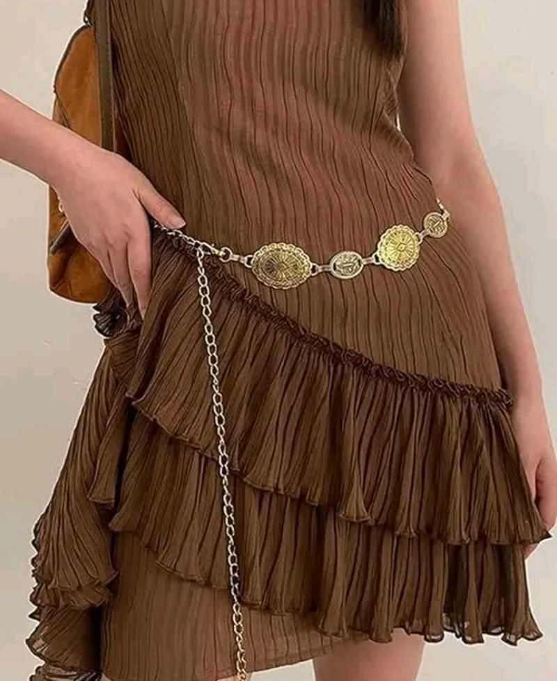 Y2K Minimal Waist Chain♡