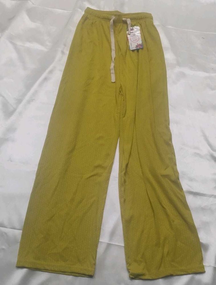 Mustard Wide Leg Lounge Pants