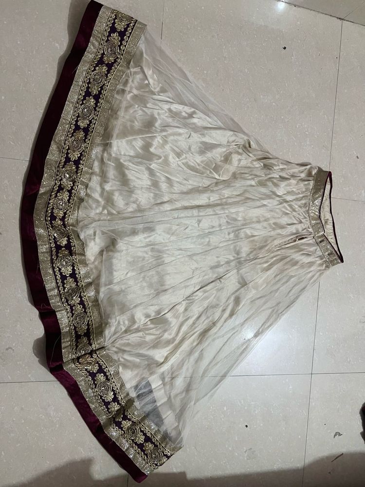 Elegant Embroidered Skirt(lahenga)