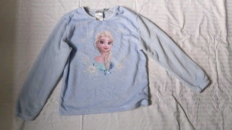 Frozen Elsa Fleece Pajama Top