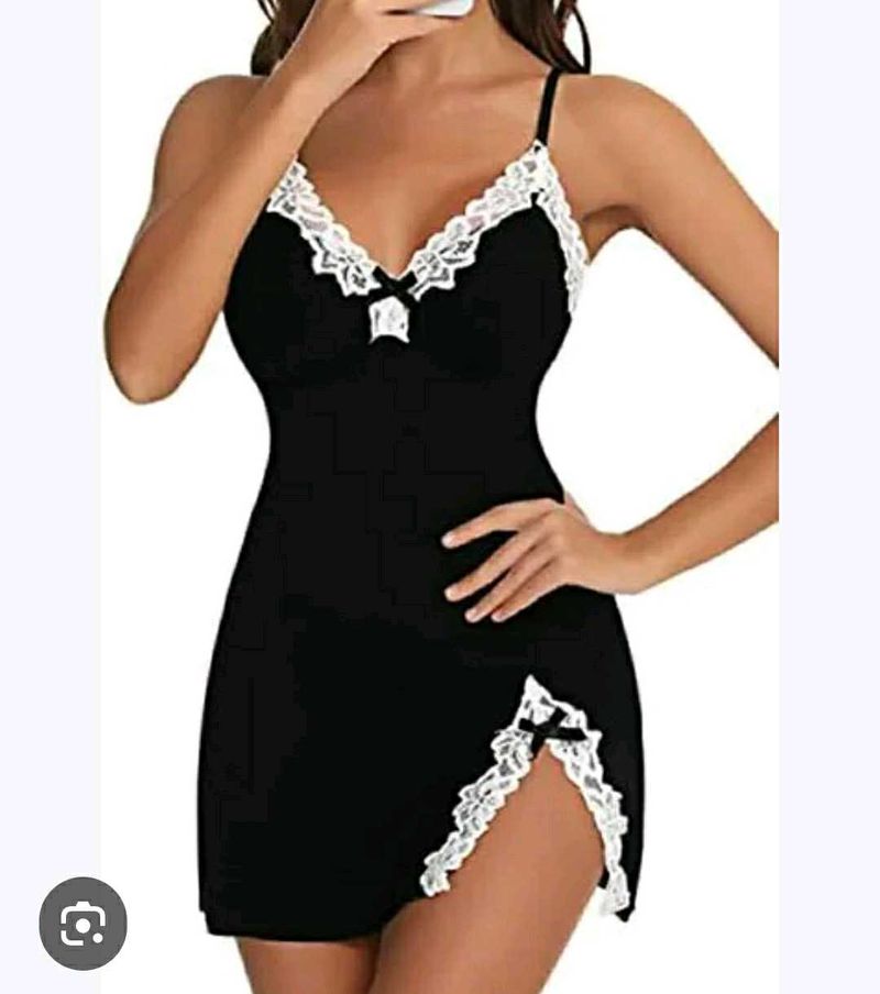 Satin &amp; Lace Chemise