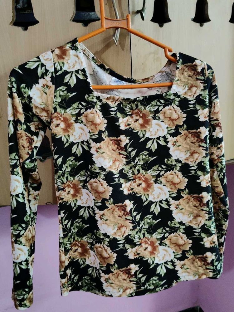 Floral Long Sleeve Top