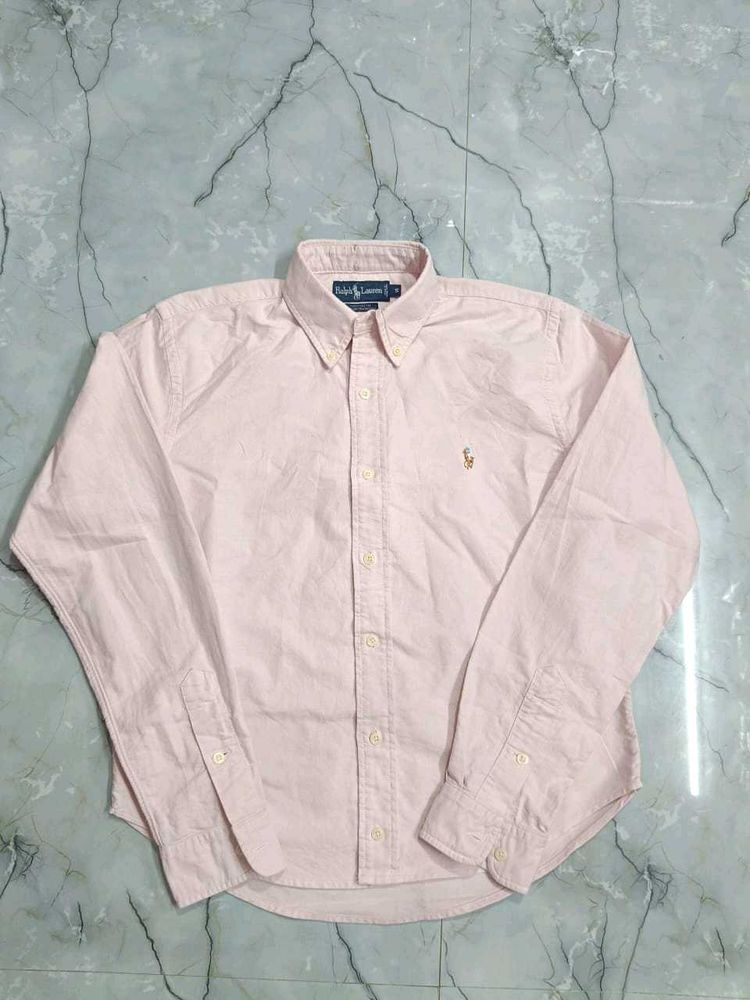 Pink Ralph Lauren Oxford Shirt