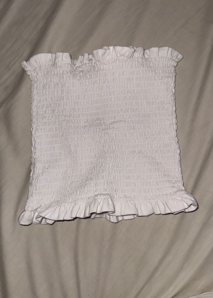 NEW Scrunched Bandeau Top
