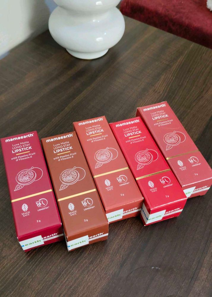Mamaearth Long Stay Matte Lipstick Set