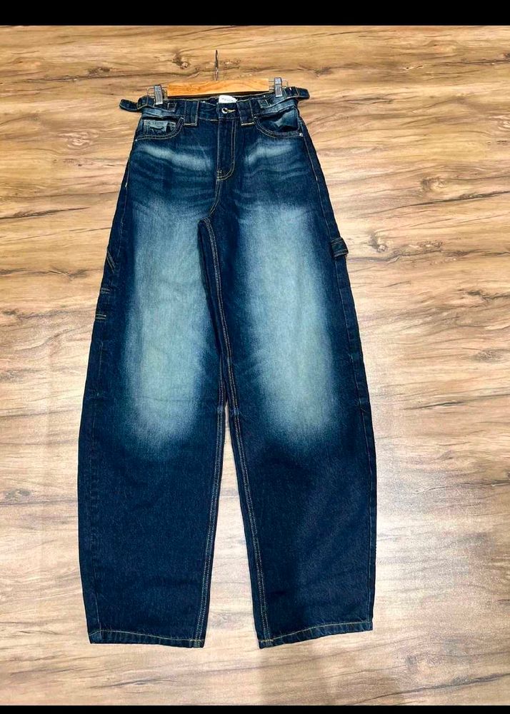 Baggy Blue Jeans