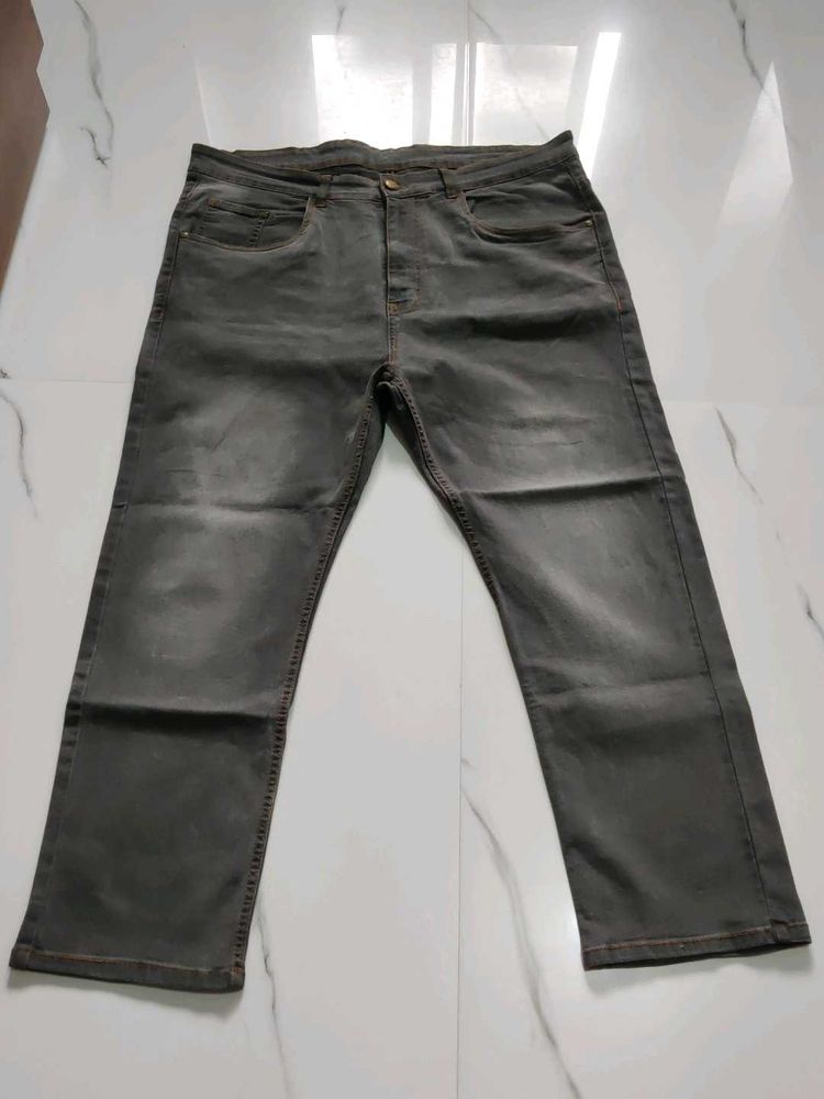 New stylish stretchable 44 size Men's Grey Denim J