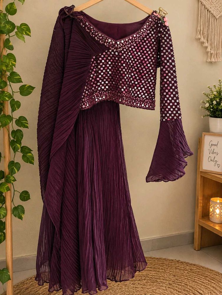 Embroidered Lehenga Choli Set