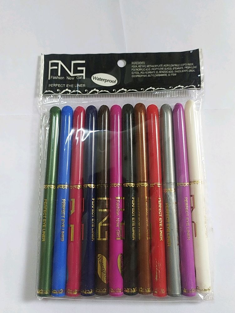 FNG AUTO Eyeliner And Lipliner Multicolor Pack
