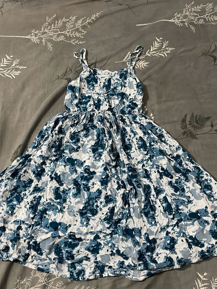 Blue Floral Sundress