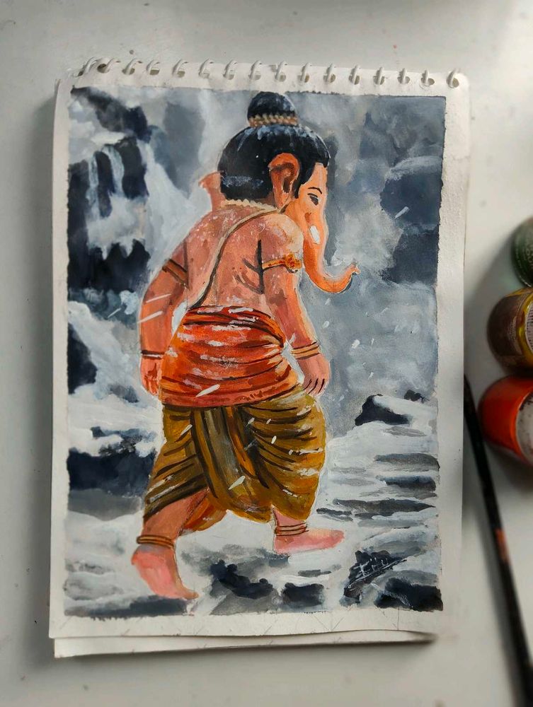 Lord Ganesha Painting