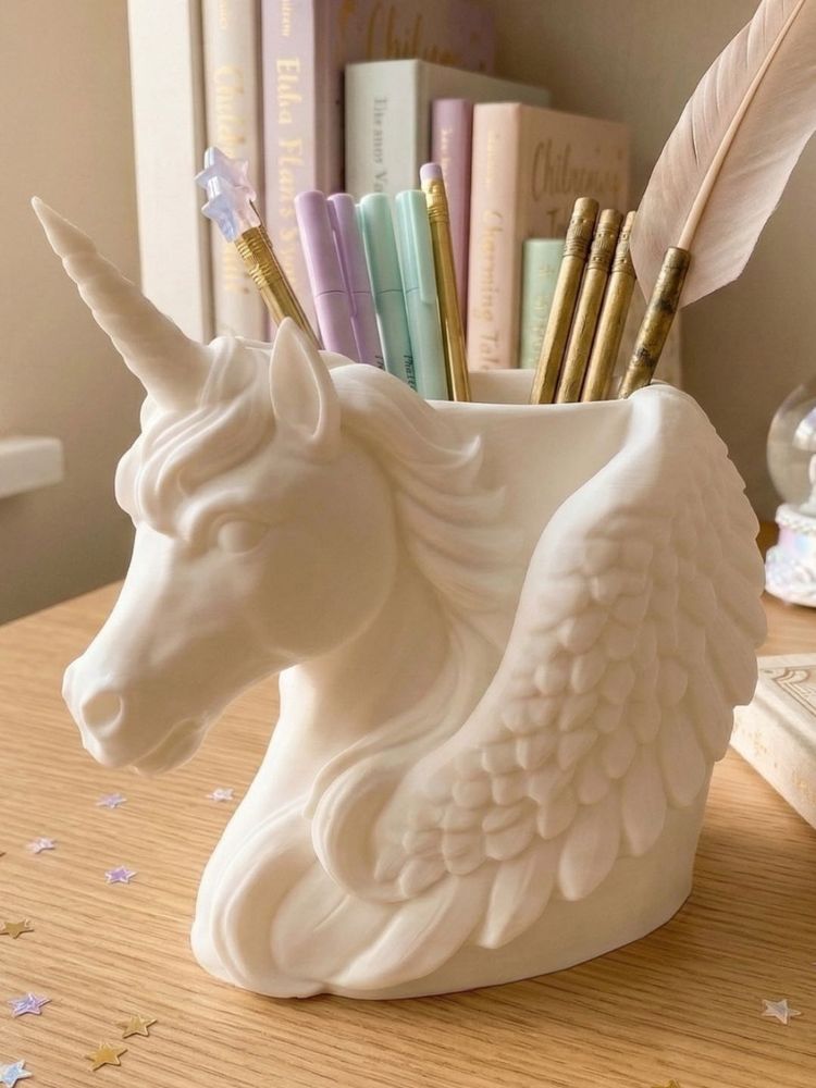 The Noble Winged Unicorn Pencil Holder