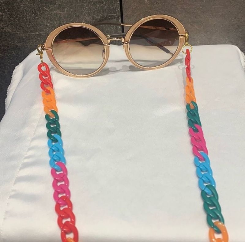 Brand New Rainbow Glasses Chain