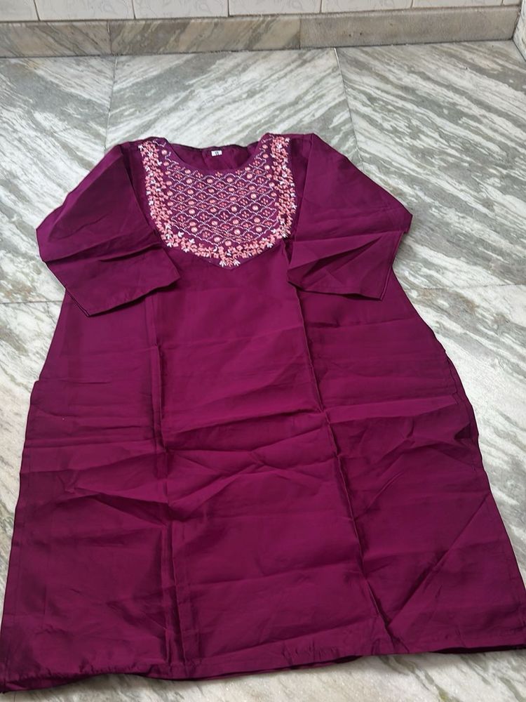 Embroidered Kurta