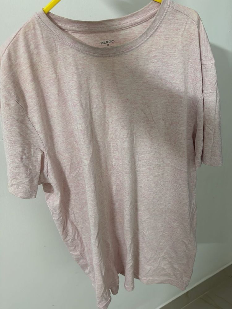 Light Pink Marled T-Shirt
